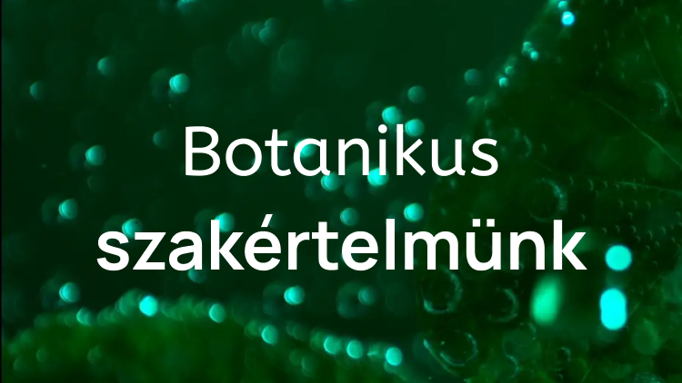 Botanikus szakértelmünk